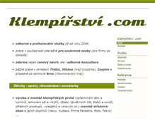 Tablet Screenshot of klempirstvi.com